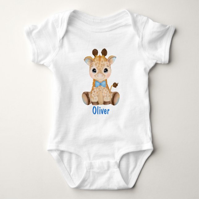 Body Para Bebê Bebê Namorado Garoto Azul (Frente)