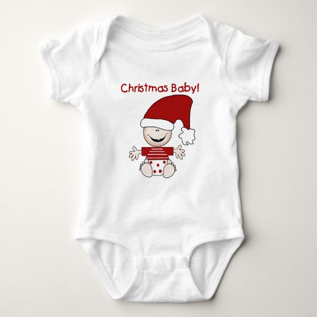 Body Para Bebê Bebê Natal (Frente)