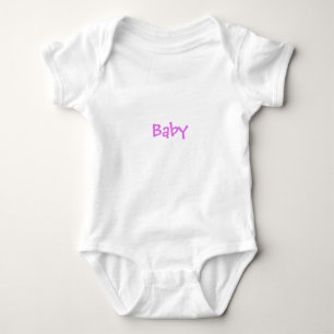 Body Para Bebê Bebê no roxo