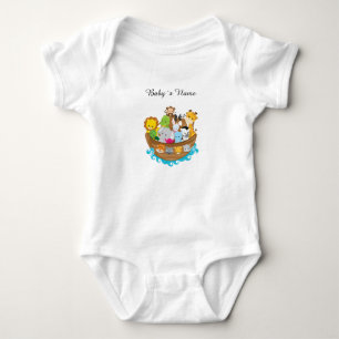 Body Para Bebê Bebê Noah's Ark Bodysuit