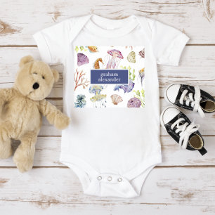 Body Para Bebê Bebê Oceânico