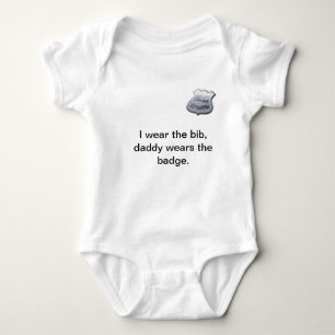 Body Para Bebê Bebê Onsie da polícia