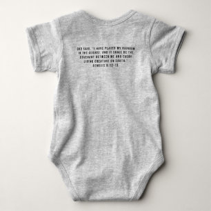 Body Para Bebê Bebê Onsie Deus Promete Bebê Bodydress