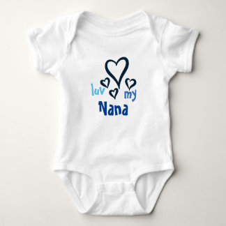 Body Para Bebê Bebê Onsie - Luv de Desi minha Nana 1