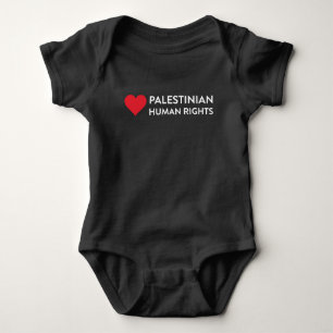 Body Para Bebê Bebê palestino dos direitos humanos um Bodysuit d