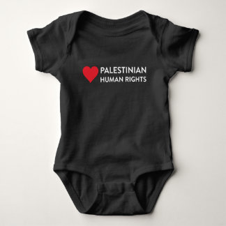 Body Para Bebê Bebê palestino dos direitos humanos um Bodysuit da