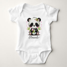 Body Para Bebê Bebê Panda Fofo