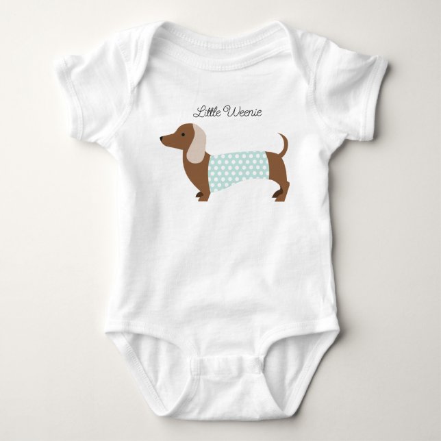 Body Para Bebê Bebê Pequeno Wiener (Frente)