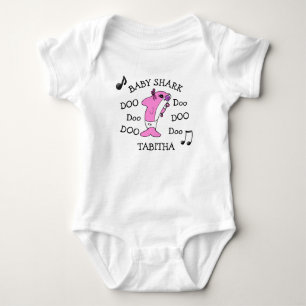 Body Para Bebê Bebê Personalizado Baby Shark Bebês