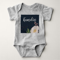 Bebê personalizado Fato de bebê Cosmos Rosa em Na