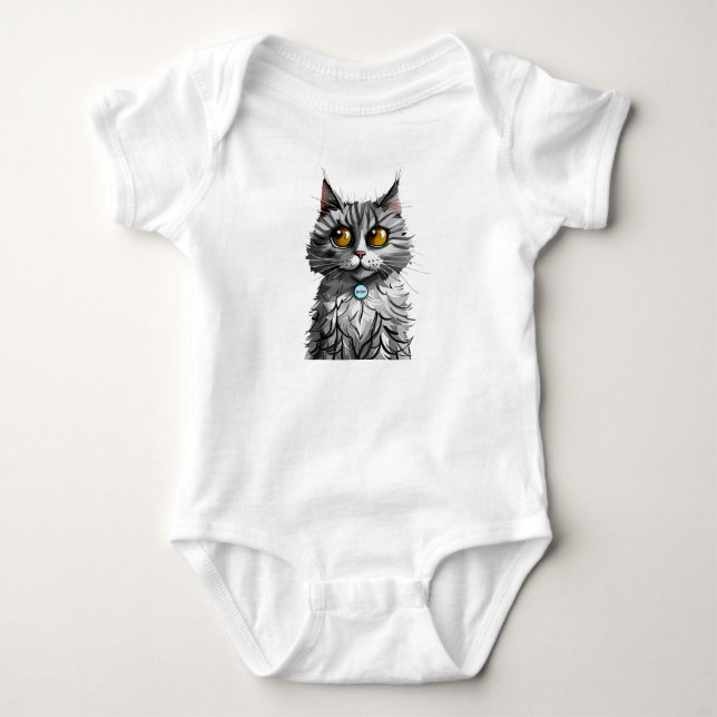 Body Para Bebê Bebê Personalizado Jérsei (Frente)