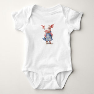 Body Para Bebê Bebê-Porco - Escoteiro