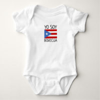 Bebê Porto-Riquenho Eu Sou Boricua