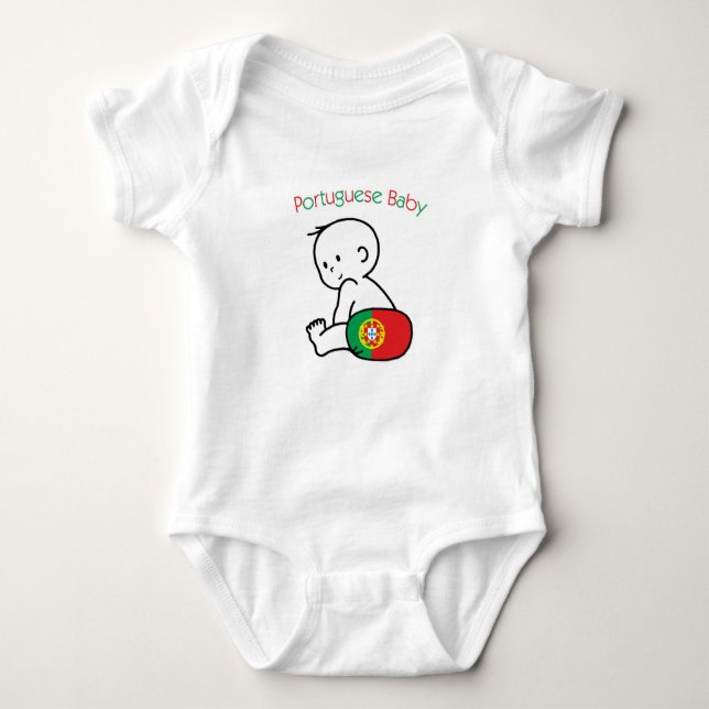 Body Para Bebê Bebê Português (Frente)