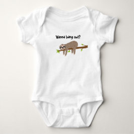 Body Para Bebê Bebê Preguiça Fofo