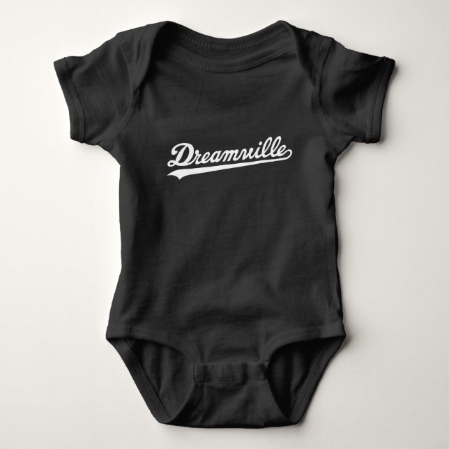 Body Para Bebê Bebê preto Onsie (Frente)