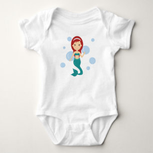 Body Para Bebê Bebê, princesa da sereia, desenho animado submarin