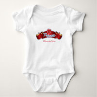 Bebê Princesa Maçã Roupa Personalizada de Uma Peça