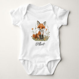 Body Para Bebê Bebê Raposa Fofa