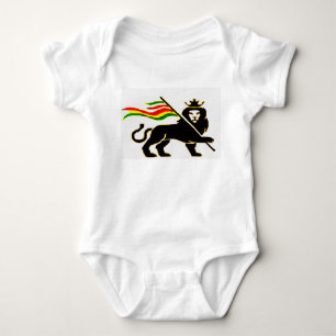 Body Para Bebê Bebê real do leão de Rasta