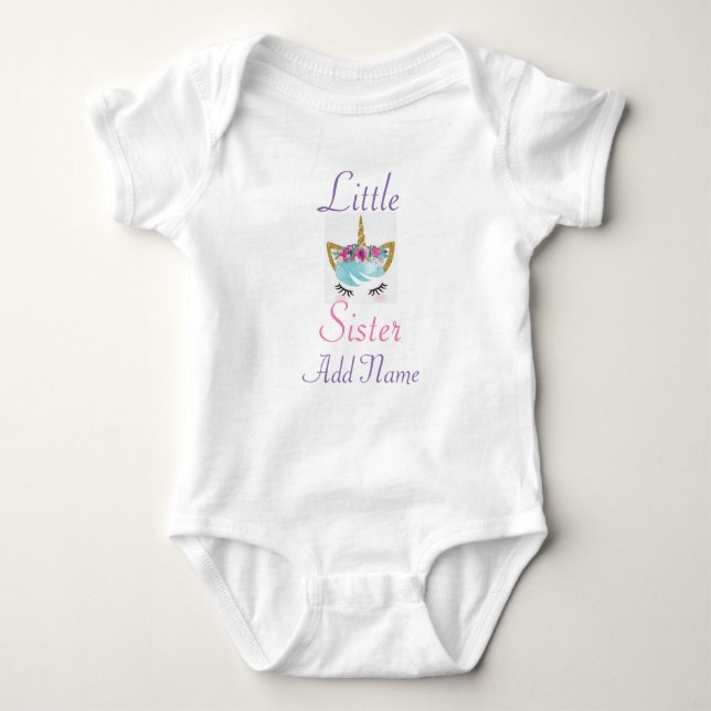 Body Para Bebê Bebê-Romper Personalizável/ Um Roupa De Peça (Frente)