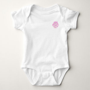 Body Para Bebê Bebê Rosa Cabeça de Bebê