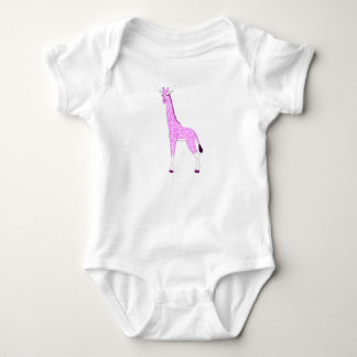 Body Para Bebê Bebê rosa Girafa Bebê Roupa de Bebê