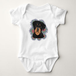 Body Para Bebê Bebê rottweiler