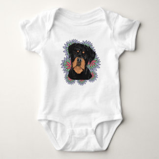 Body Para Bebê Bebê rottweiler