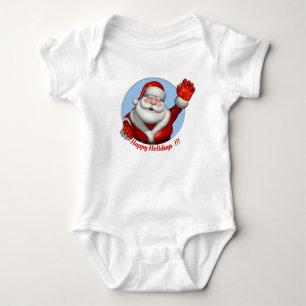 Body Para Bebê bebê Santa Claus