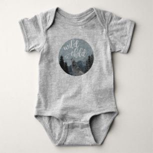 Body Para Bebê Bebê selvagem Onsie da criança