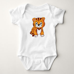 Body Para Bebê Bebê Tigre - 00000