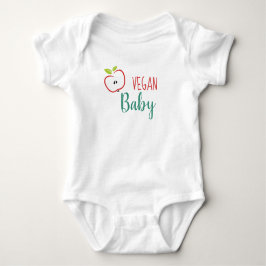 Body Para Bebê Bebê Vegano Cute Maçã