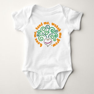 Body Para Bebê Bebê vegetal - nabo