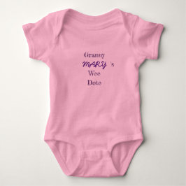 Body Para Bebê Bebê vovó personalizado