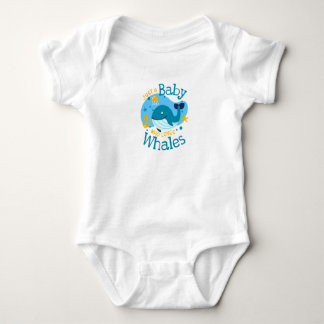 Body Para Bebê Bebês Baleias Fofos Animal Marinho Bebê