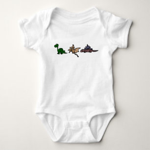 Body Para Bebê Bebês do dinossauro