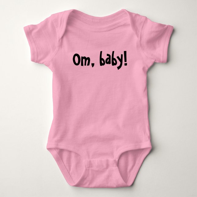 Body Para Bebê Bebês e Crianças: Om, Baby! (Frente)