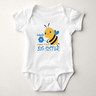 Body Para Bebê Bee Big Sister Pregnancy Announcement Toddler