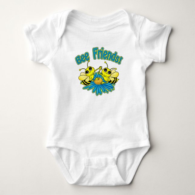 Body Para Bebê Bee Friends (Frente)