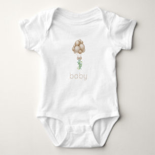 Body Para Bebê Beige Balloons