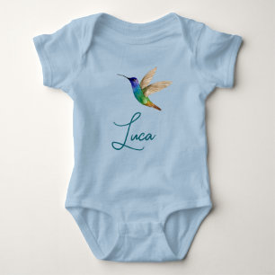 Body Para Bebê Beija-flor Personalizado