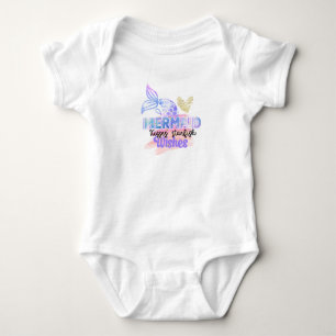 Body Para Bebê Beijos de sereia