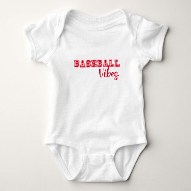 Body Para Bebê Beisebol (Frente)
