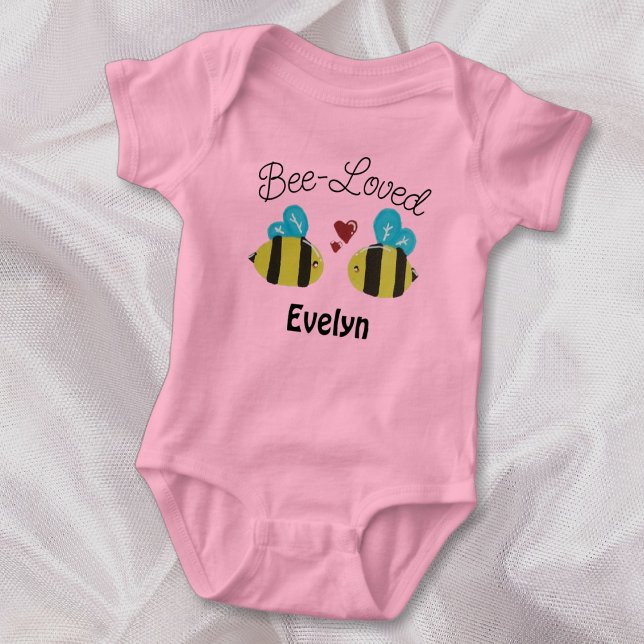 Body Para Bebê Bela Bela Amada Personalizada (Makes an excellent baby shower gift!)