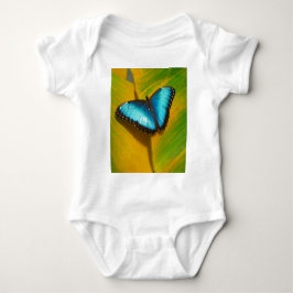 Body Para Bebê Bela Borboleta Iridescente