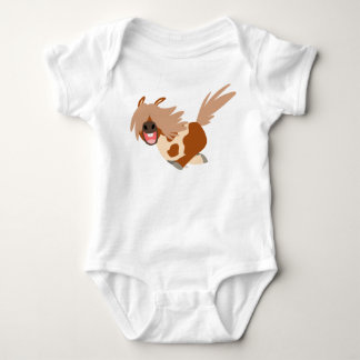 Body Para Bebê Bela Cartoon Feliz Pinto Pinto Pinto Pinto Bebê