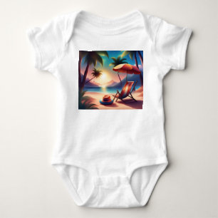Body Para Bebê bela praia