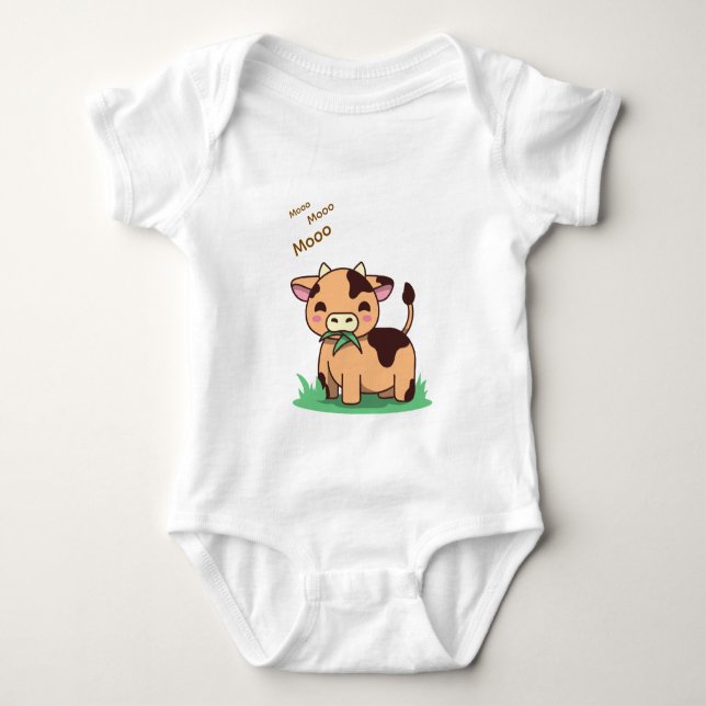 Body Para Bebê Bela Vaca (Frente)