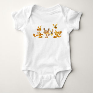 Body Para Bebê Bela viagem de desenho animado Kangaroos Baby Clot